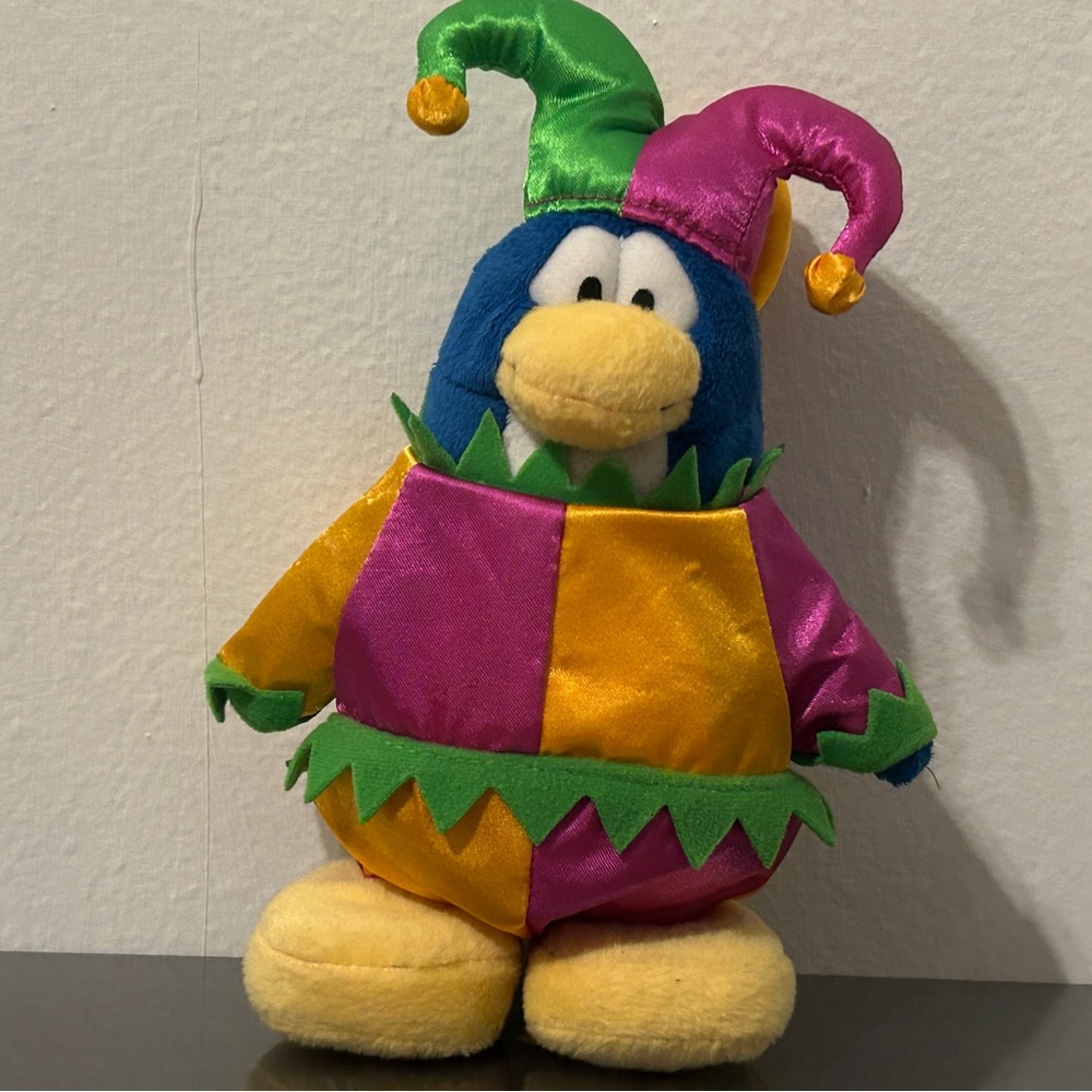 Club Penguin 7” Jester plush